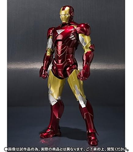 フィギュアーツ SHFiguarts アイアンマン MK-III 記念カラー Amazon.com: S.H.Figuarts Action Figure Iron Man Mark 3 About 155mm